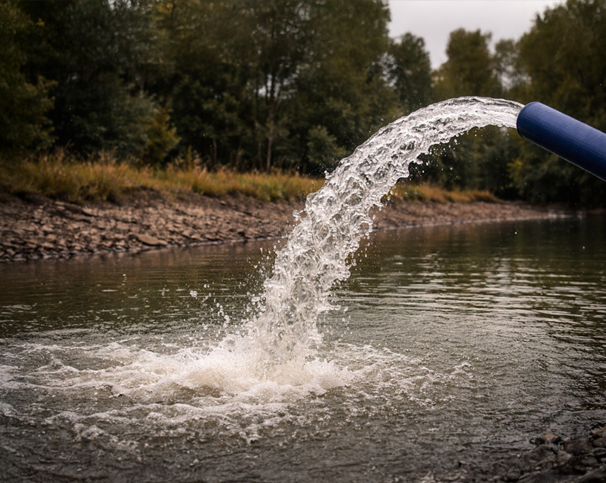 Maszyna drąży dziurę w ziemi